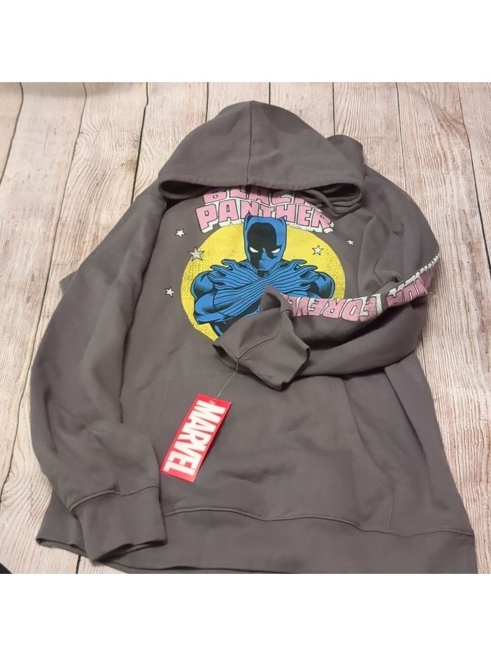 Marvel Black panther hoodie size XL